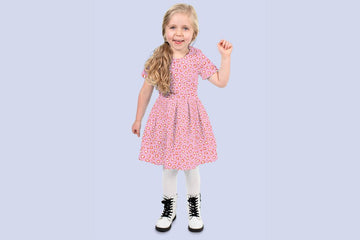 Baumwolle, Popeline Leoprint, Animal Print, rosa, 0,5 m